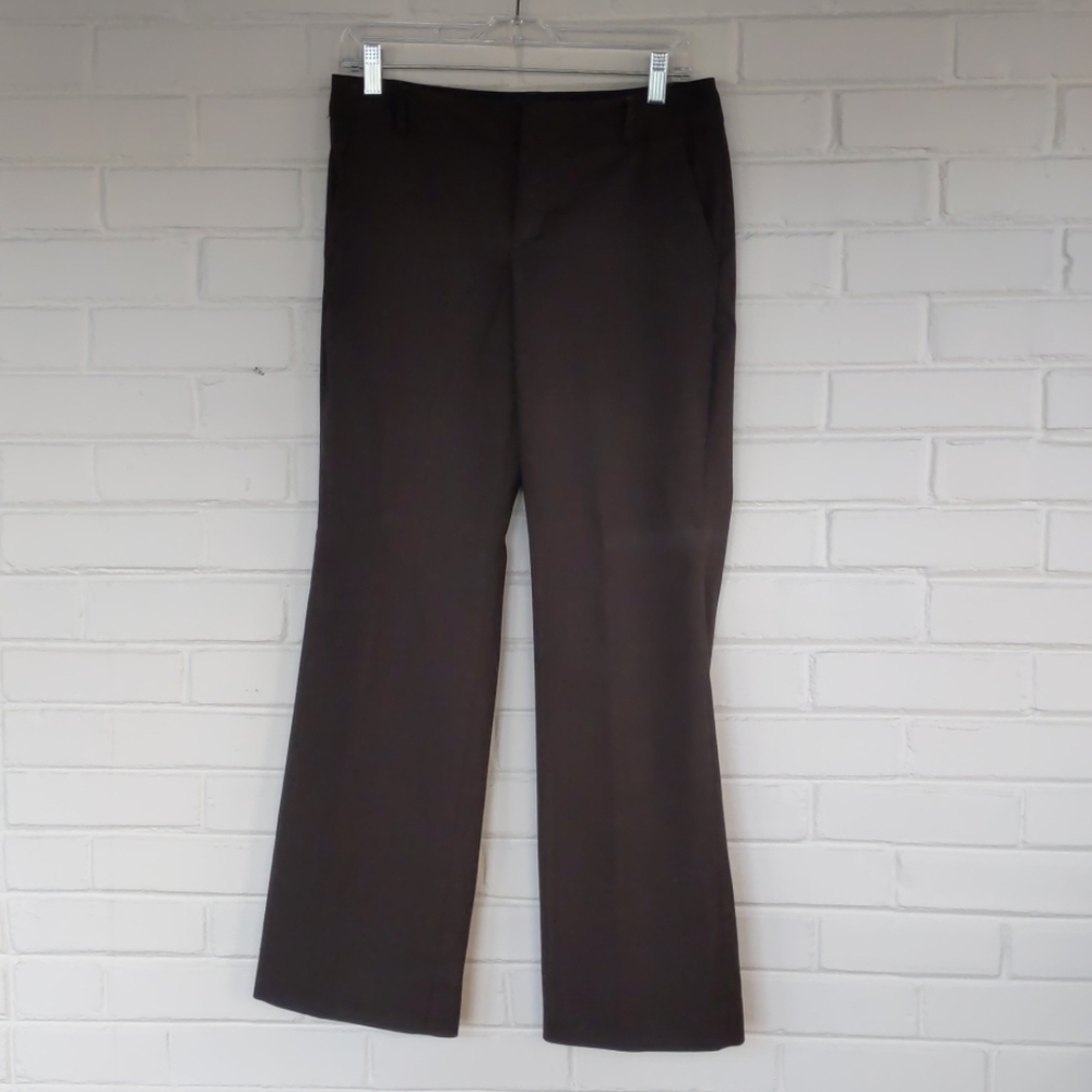 Banana Republic Dark Brown Wool Work Pants